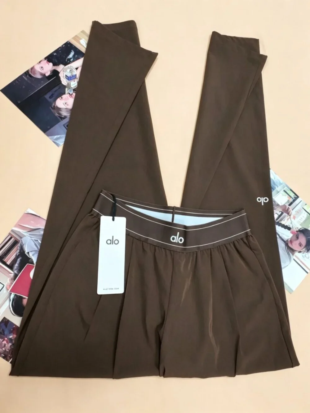 🤎ALO Yoga Espresso Suit Up Trouser NWT🏷️Regular 30